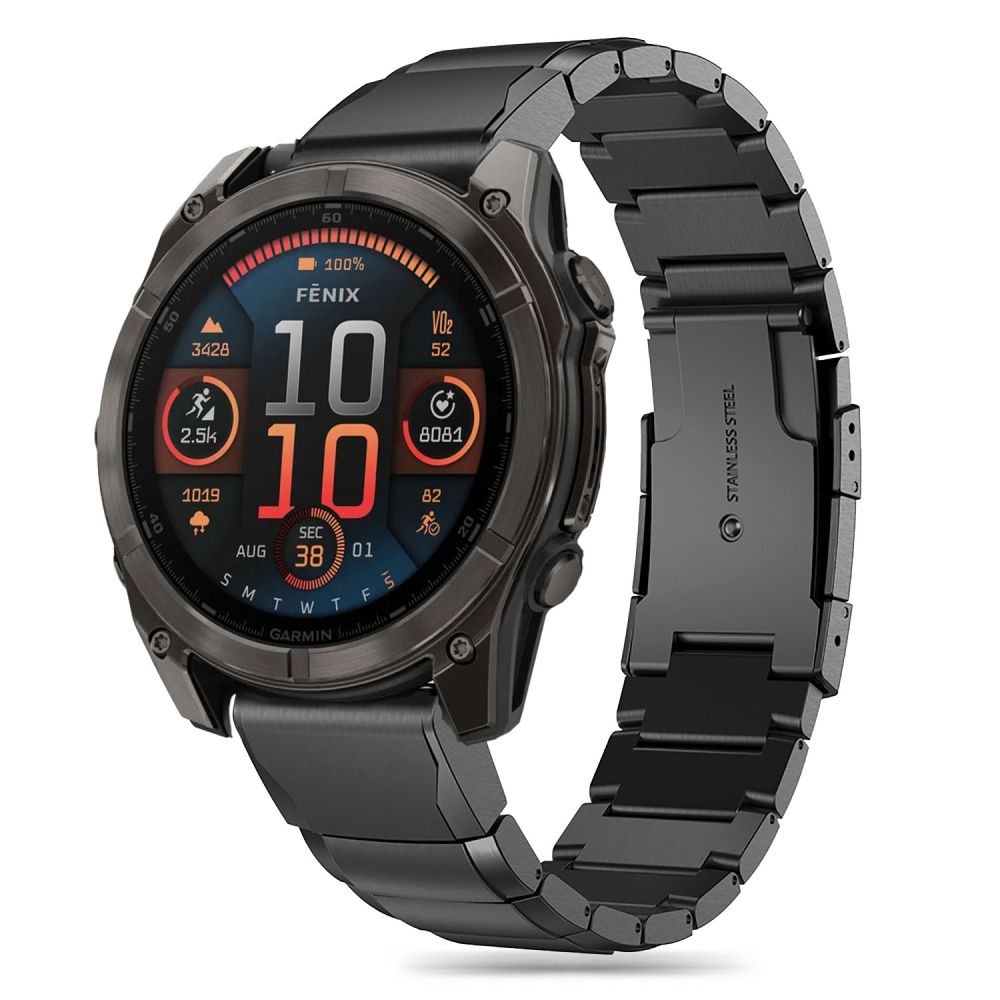 Tech-Protect Tech-Protect Garmin Fenix 5/6/6 Pro/7/8/E 47 mm Armband Steelband - Teknikhallen.se