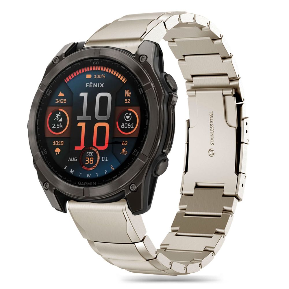 Tech-Protect Tech-Protect Garmin Fenix 5/6/6 Pro/7/8/E 47 mm Armband Steelband - Teknikhallen.se