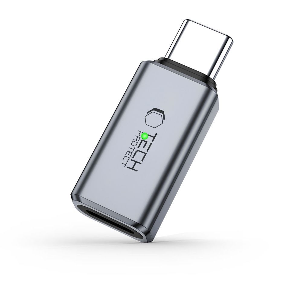 Tech-Protect Tech-Protect USB-C - Lightning Ljudadapter Ultraboost Grå - Teknikhallen.se