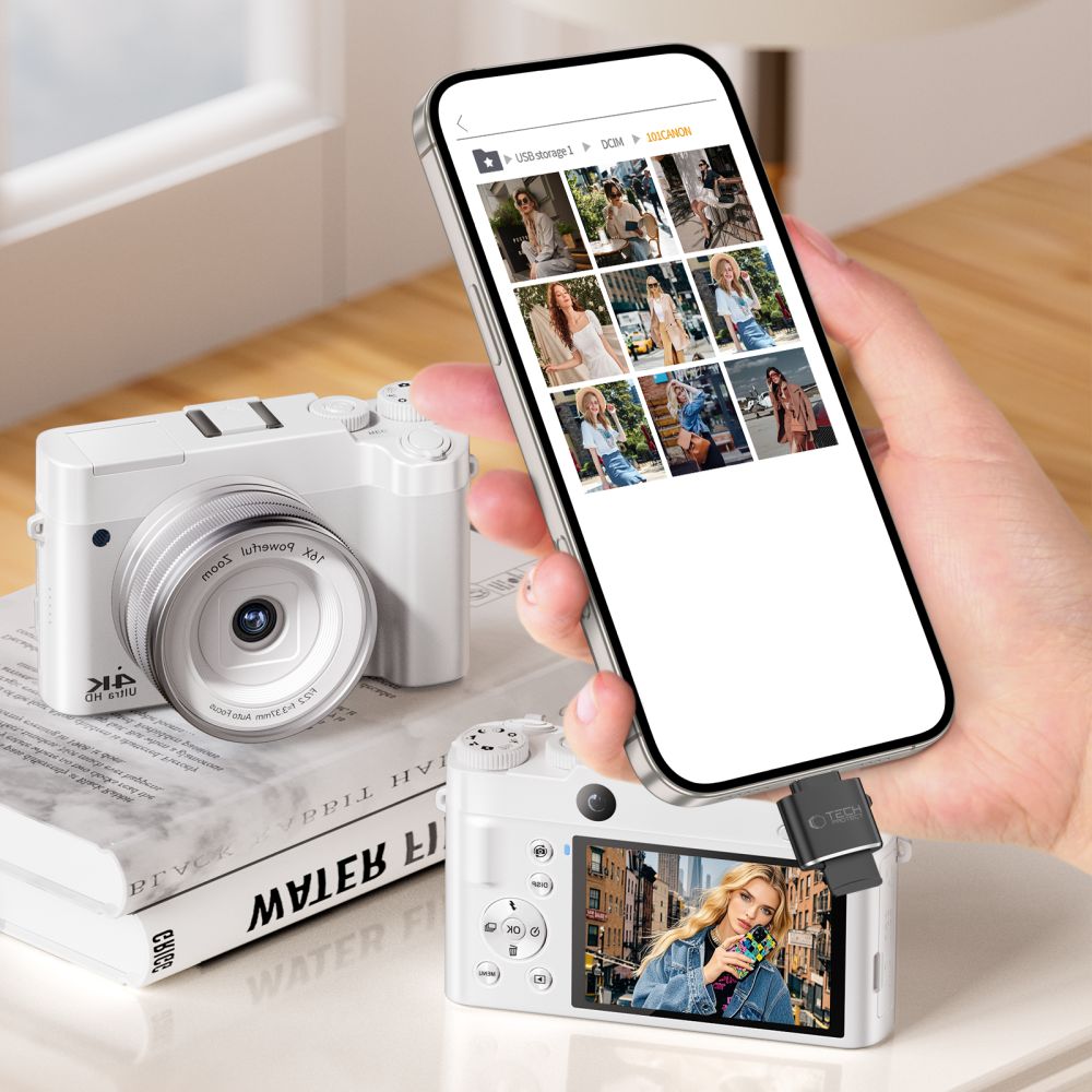 Tech-Protect Tech-Protect USB-C - Micro SD/TF Kortläsare Ultraboost Svart - Teknikhallen.se