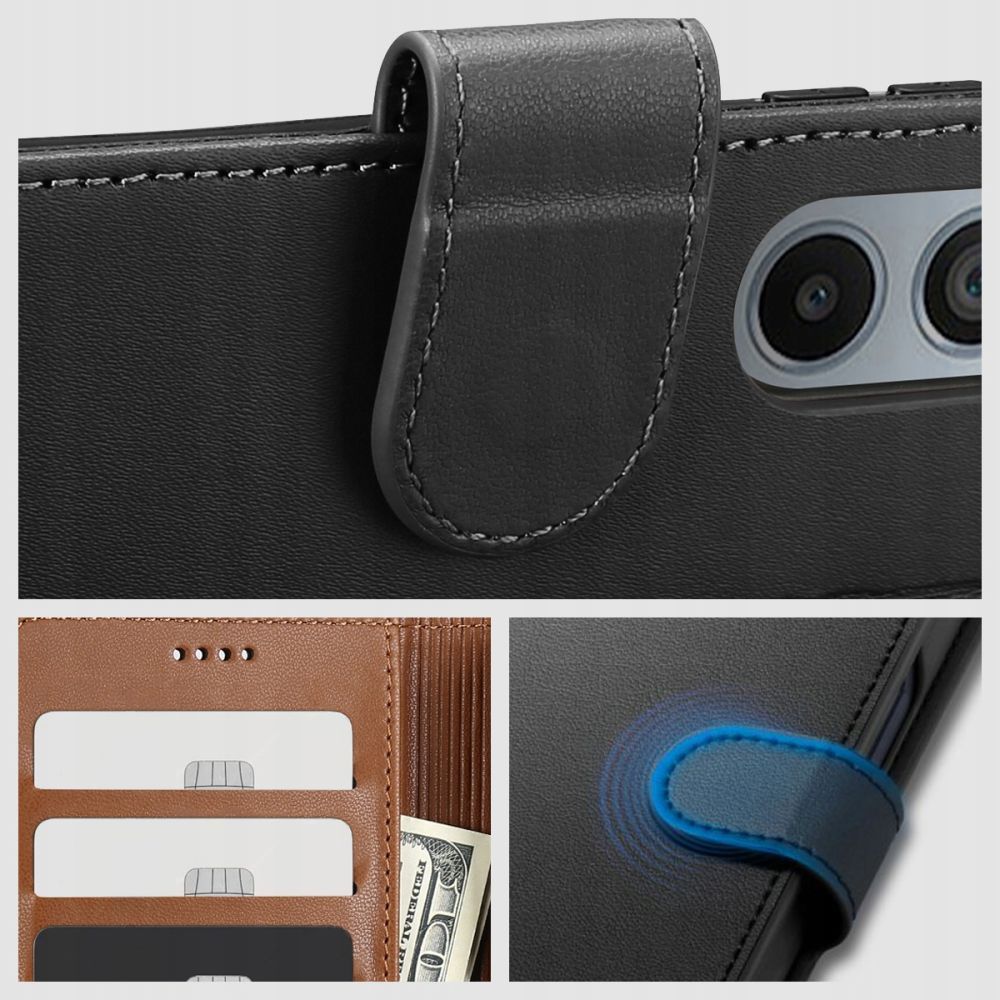 Tech-Protect Tech-Protect Samsung Galaxy A16 Fodral Läder Svart - Teknikhallen.se