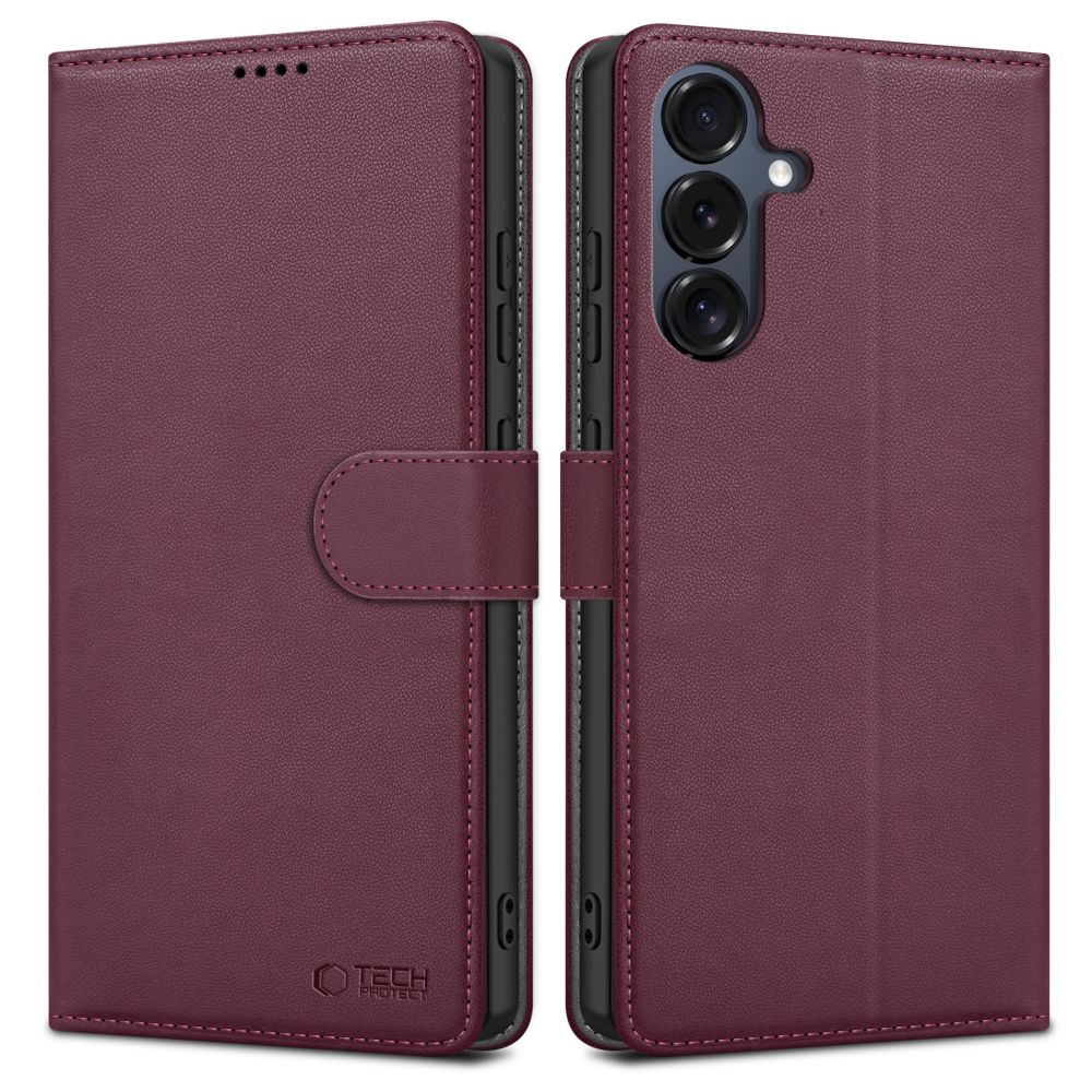 Tech-Protect Tech-Protect Samsung Galaxy A16 Fodral Läder Mulberry - Teknikhallen.se