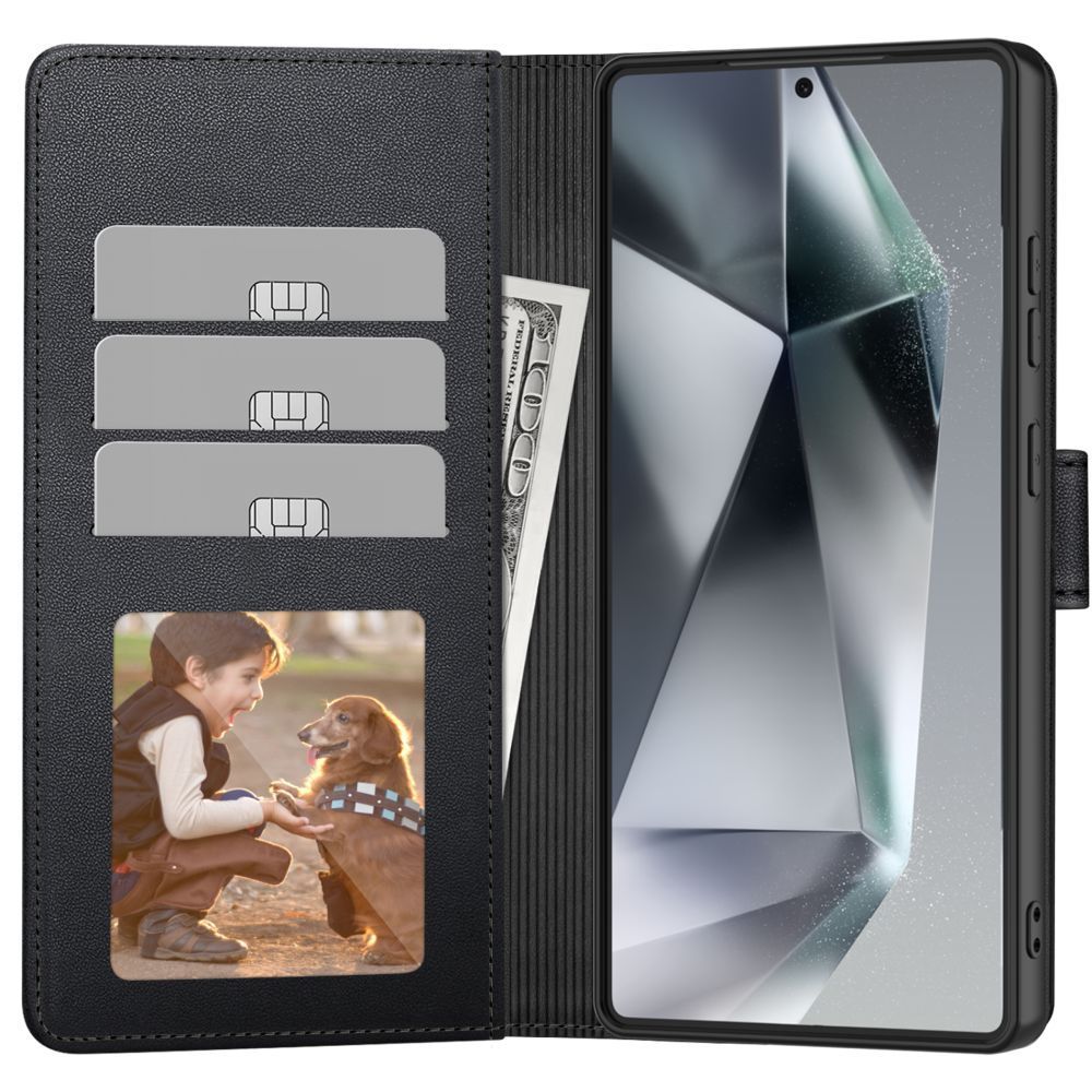 Tech-Protect Tech-Protect Samsung Galaxy A26 5G Fodral Läder Svart - Teknikhallen.se