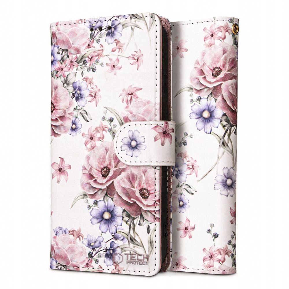 Tech-Protect Tech-Protect Xiaomi Redmi 14C Fodral Läder Blossom Flower - Teknikhallen.se