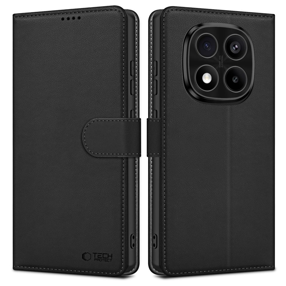 Tech-Protect Tech-Protect Redmi Note 14 Pro/Pro Plus 5G Fodral Läder Svart - Teknikhallen.se