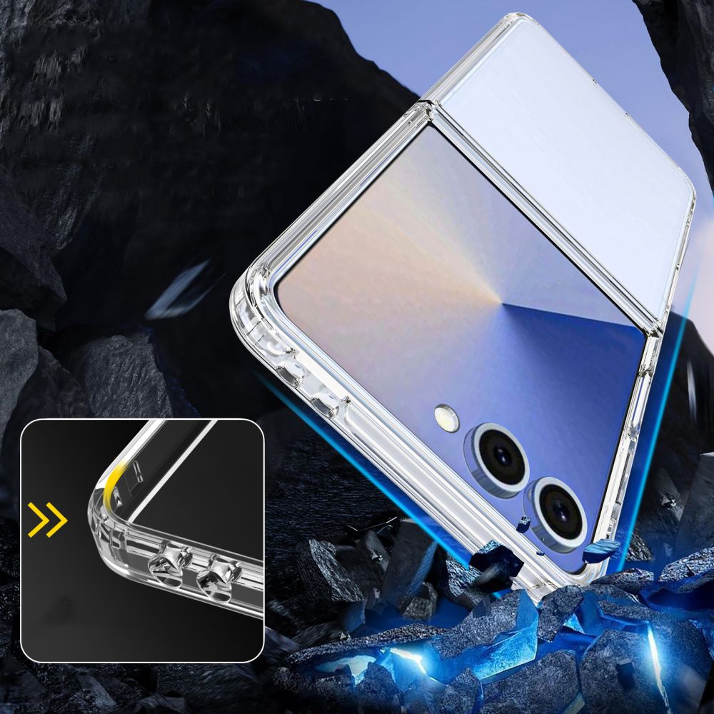 Tech-Protect Tech-Protect Galaxy Z Flip 7 Skal FlexAir Hybrid Transparent - Teknikhallen.se