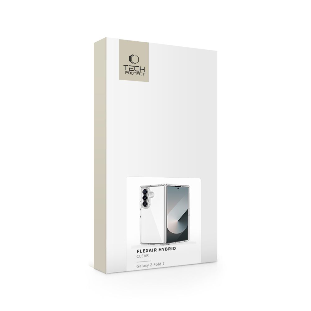 Tech-Protect Tech-Protect Galaxy Z Fold 7 Skal FlexAir Hybrid Transparent - Teknikhallen.se