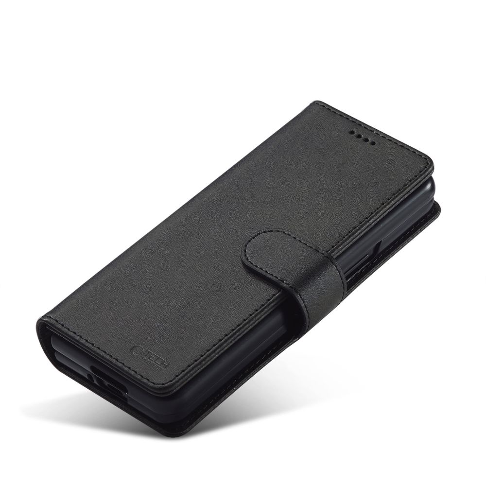 Tech-Protect Tech-Protect Galaxy Z Fold 7 Fodral Läder Svart - Teknikhallen.se