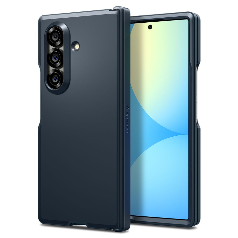 Spigen Spigen Galaxy Z Fold 7 Skal MagSafe Tough Armor Pro Metal Slate - Teknikhallen.se