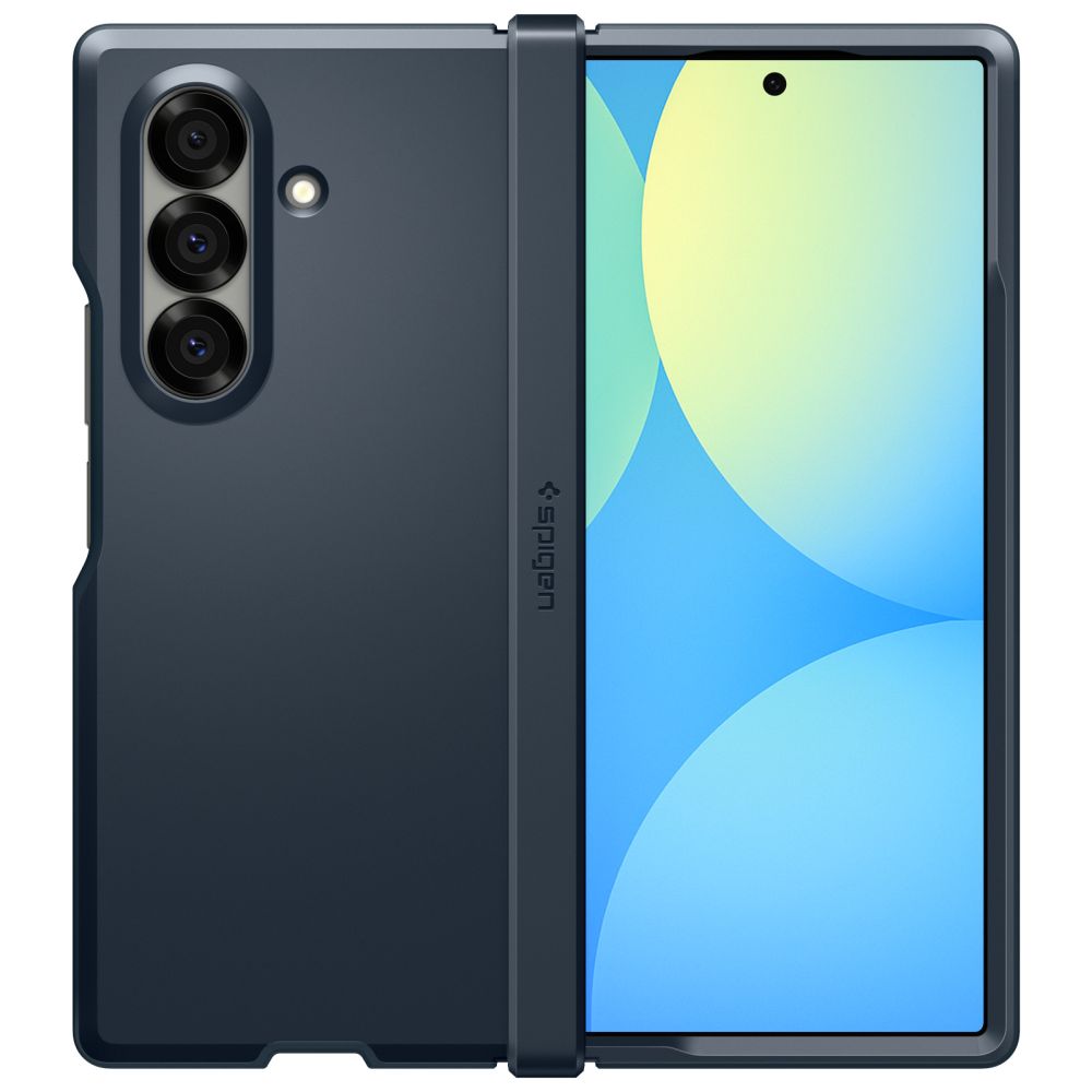 Spigen Spigen Galaxy Z Fold 7 Skal MagSafe Tough Armor Pro Metal Slate - Teknikhallen.se