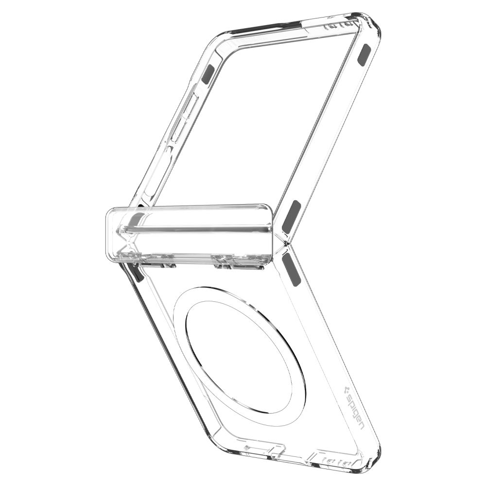Spigen Spigen Galaxy Z Flip 7 Skal MagSafe Ultra Hybrid Pro Clear/White - Teknikhallen.se