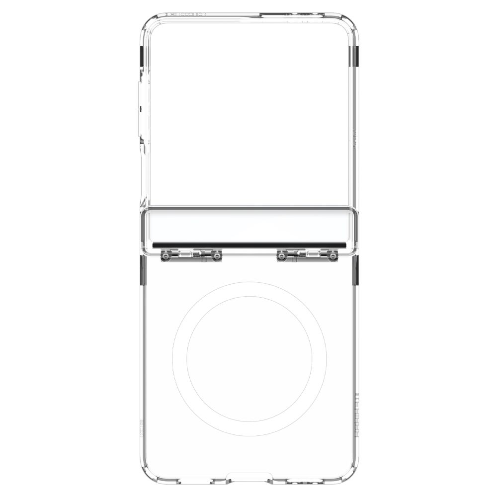 Spigen Spigen Galaxy Z Flip 7 Skal MagSafe Ultra Hybrid Pro Clear/White - Teknikhallen.se