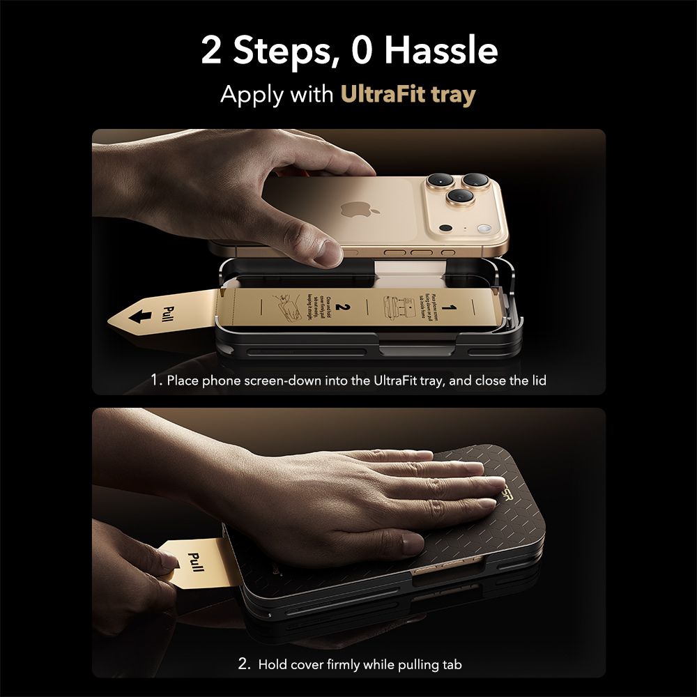 ESR ESR iPhone 17 Pro UltraFit Armorite Pro Skärmskydd Härdat Glas - Teknikhallen.se