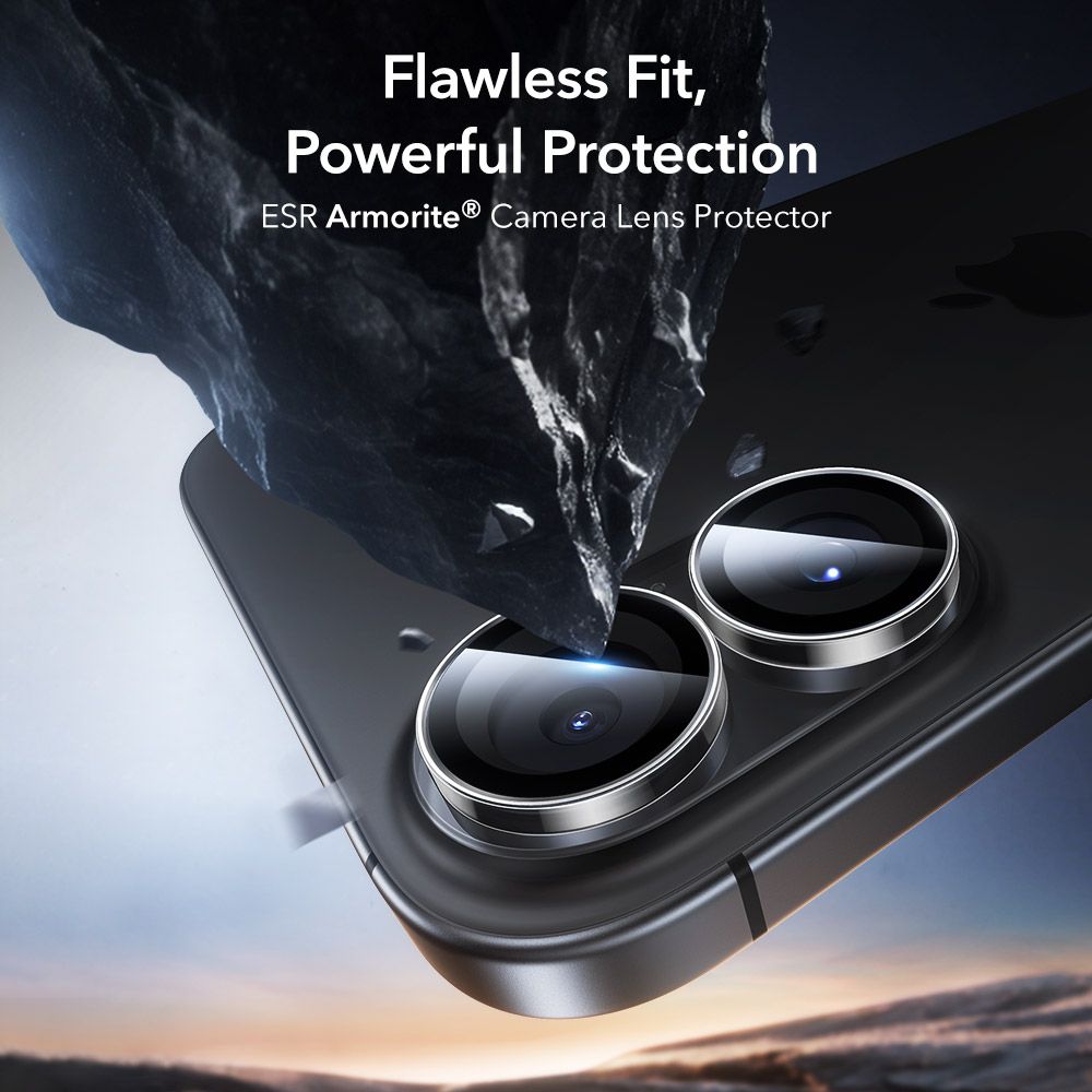 ESR ESR iPhone 16 / 16 Plus Linsskydd Armorite Transparent - Teknikhallen.se