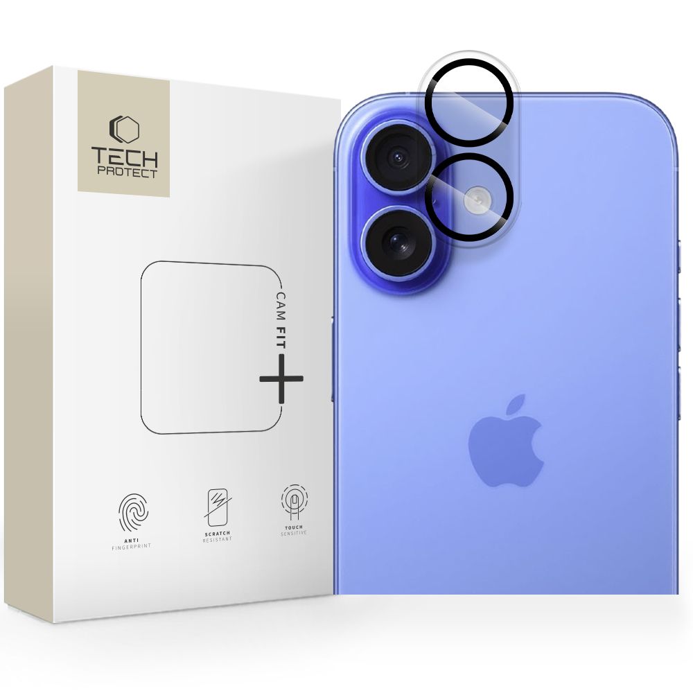 Tech-Protect Tech-Protect iPhone 17 Linsskydd CamFit+ Transparent - Teknikhallen.se