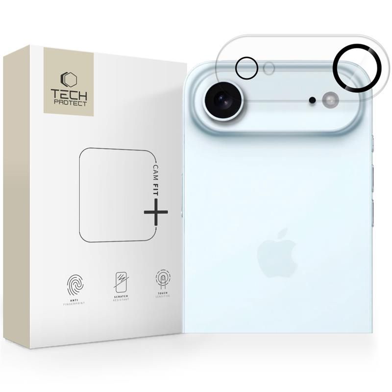 Tech-Protect Tech-Protect iPhone 17 Air Linsskydd CamFit+ Transparent - Teknikhallen.se