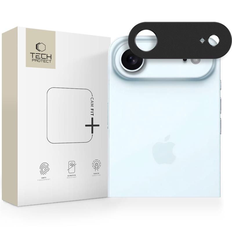 Tech-Protect Tech-Protect iPhone 17 Air Linsskydd CamAlloy Fit+ Svart - Teknikhallen.se