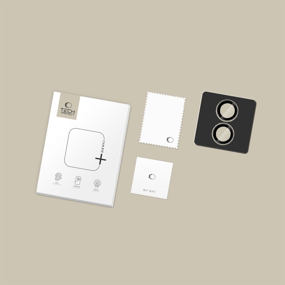 Tech-Protect Tech-Protect iPhone 17 Linsskydd CamRing Fit+ Svart - Teknikhallen.se