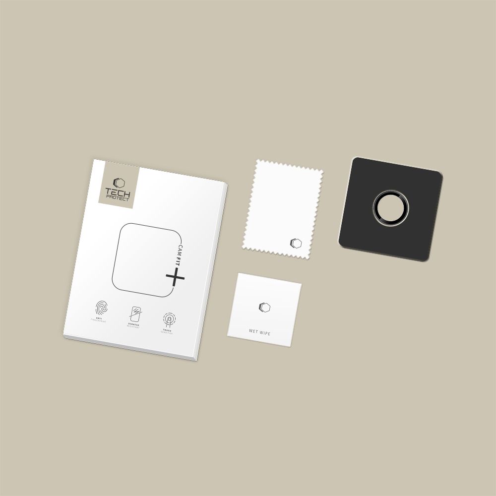 Tech-Protect Tech-Protect iPhone 17 Air Linsskydd CamRing Fit+ Svart - Teknikhallen.se