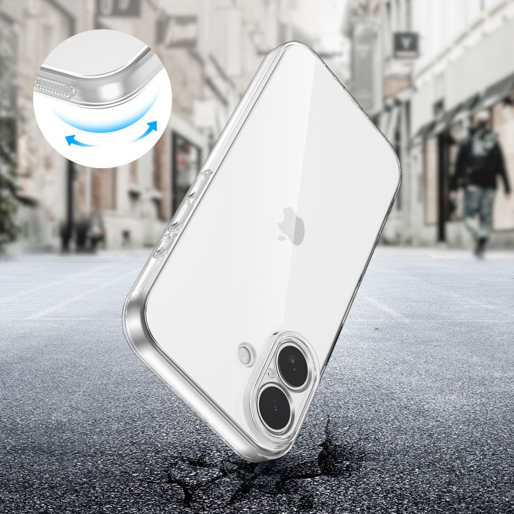 Tech-Protect Tech-Protect iPhone 17 Skal FlexAir Transparent - Teknikhallen.se