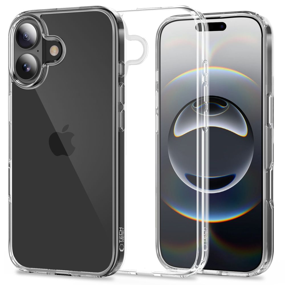 Tech-Protect Tech-Protect iPhone 17 Skal FlexAir Hybrid Transparent - Teknikhallen.se