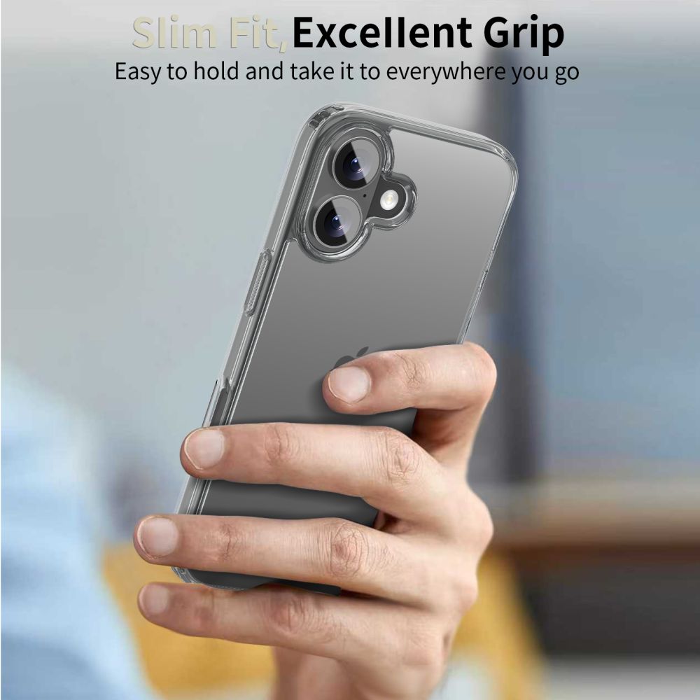 Tech-Protect Tech-Protect iPhone 17 Skal FlexAir Hybrid Transparent - Teknikhallen.se