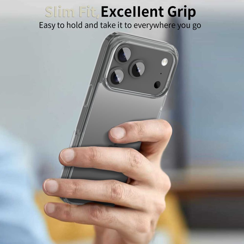 Tech-Protect Tech-Protect iPhone 17 Pro Skal FlexAir Hybrid Transparent - Teknikhallen.se