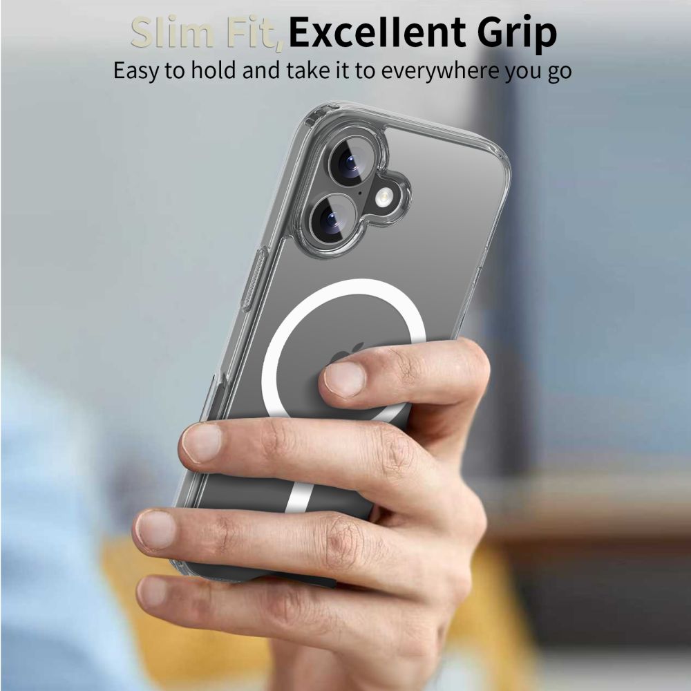 Tech-Protect Tech-Protect iPhone 17 Skal MagSafe FlexAir Hybrid Transparent - Teknikhallen.se