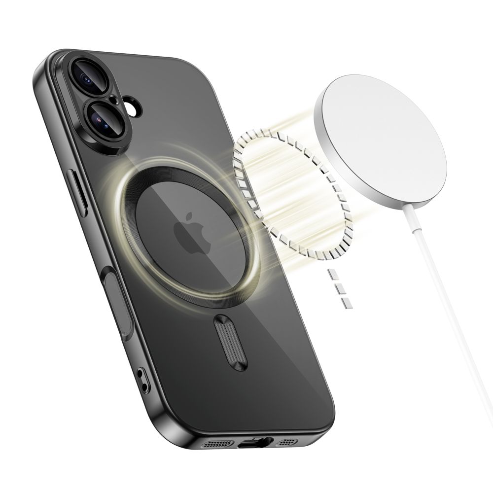 Tech-Protect Tech-Protect iPhone 17 Skal MagSafe MagFlex Shiny Black - Teknikhallen.se