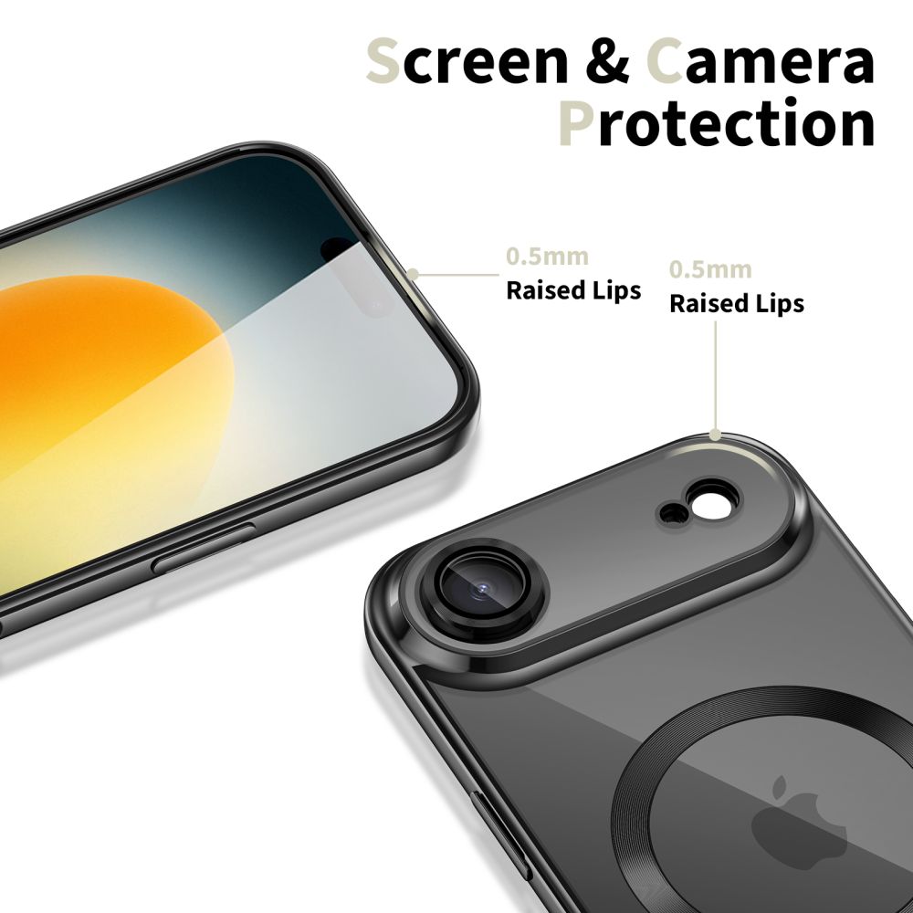 Tech-Protect Tech-Protect iPhone 17 Air Skal MagSafe MagFlex Shiny Black - Teknikhallen.se