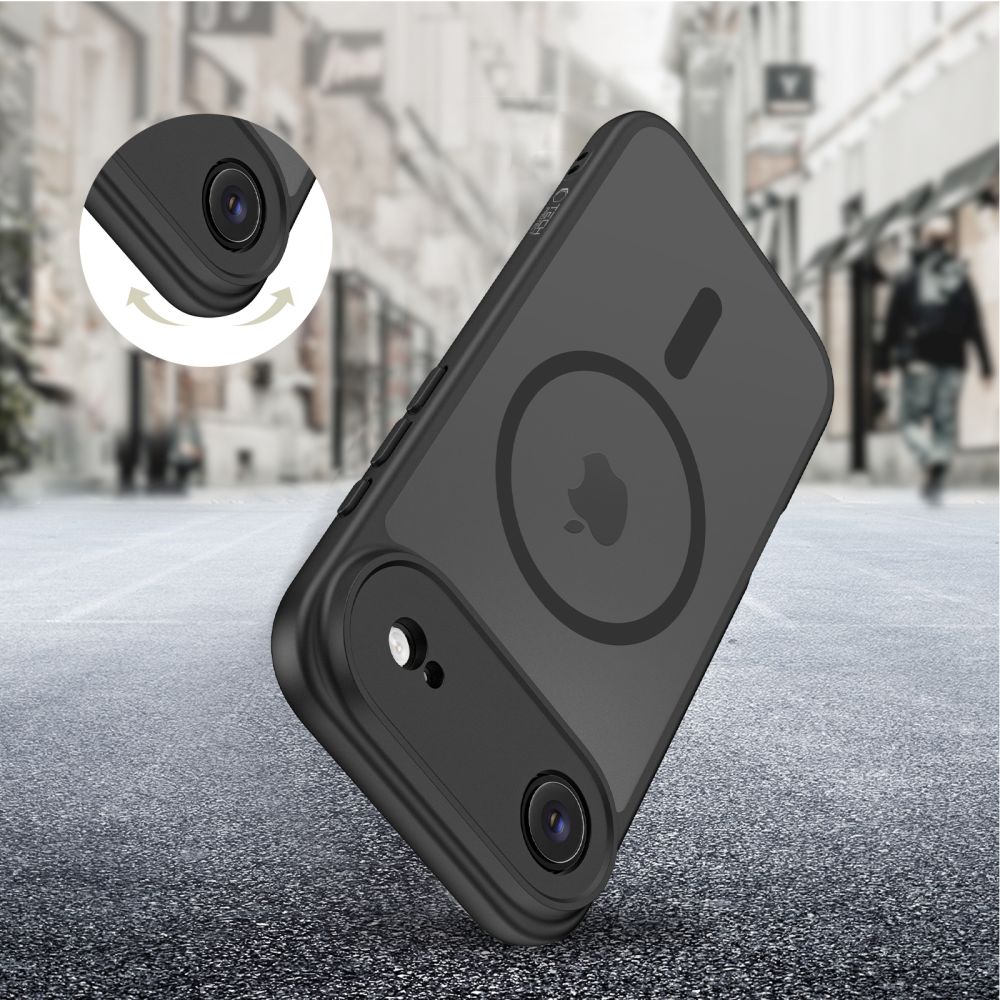 Tech-Protect Tech-Protect iPhone Air Skal MagSafe BasicMag Matt Svart - Teknikhallen.se