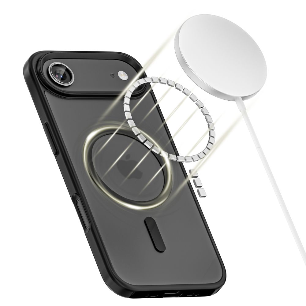 Tech-Protect Tech-Protect iPhone Air Skal MagSafe MagMat Matt Svart - Teknikhallen.se