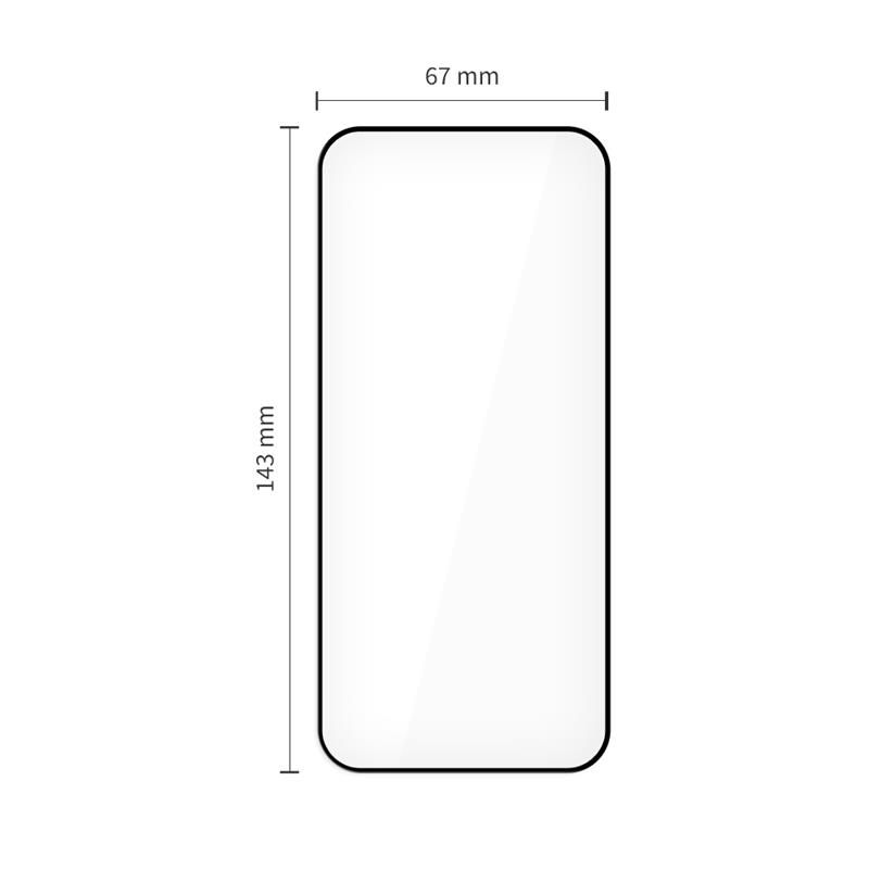 Tech-Protect Tech-Protect iPhone 12 / 12 Pro 2-PACK Skärmskydd Quick Set+ Svart - Teknikhallen.se