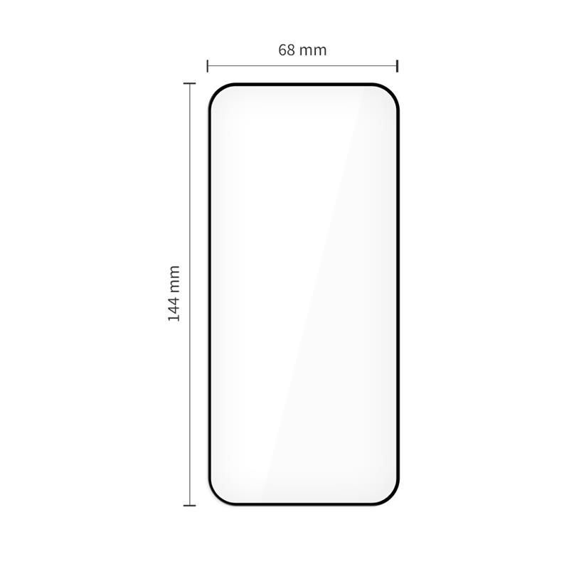 Tech-Protect Tech-Protect iPhone 14 Pro 2-PACK Skärmskydd Quick Set+ Svart - Teknikhallen.se