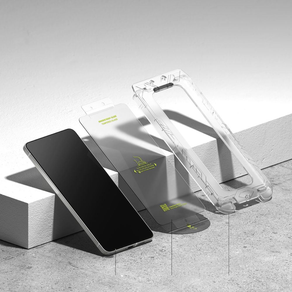 Ringke Ringke Galaxy S25 Edge 2-PACK Easy Slide Skärmskydd Härdat Glas - Teknikhallen.se
