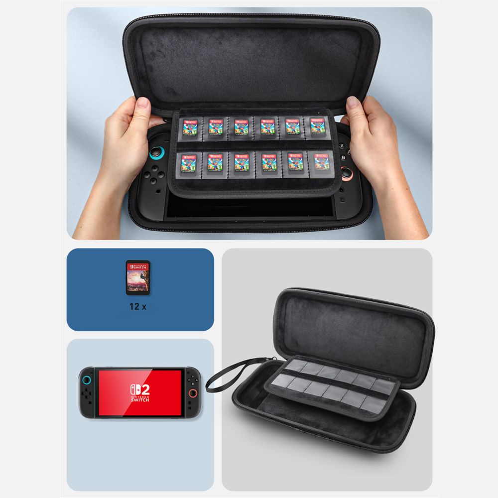 Supcase Supcase Nintendo Switch 2 Fodral Carrying Mini Svart - Teknikhallen.se