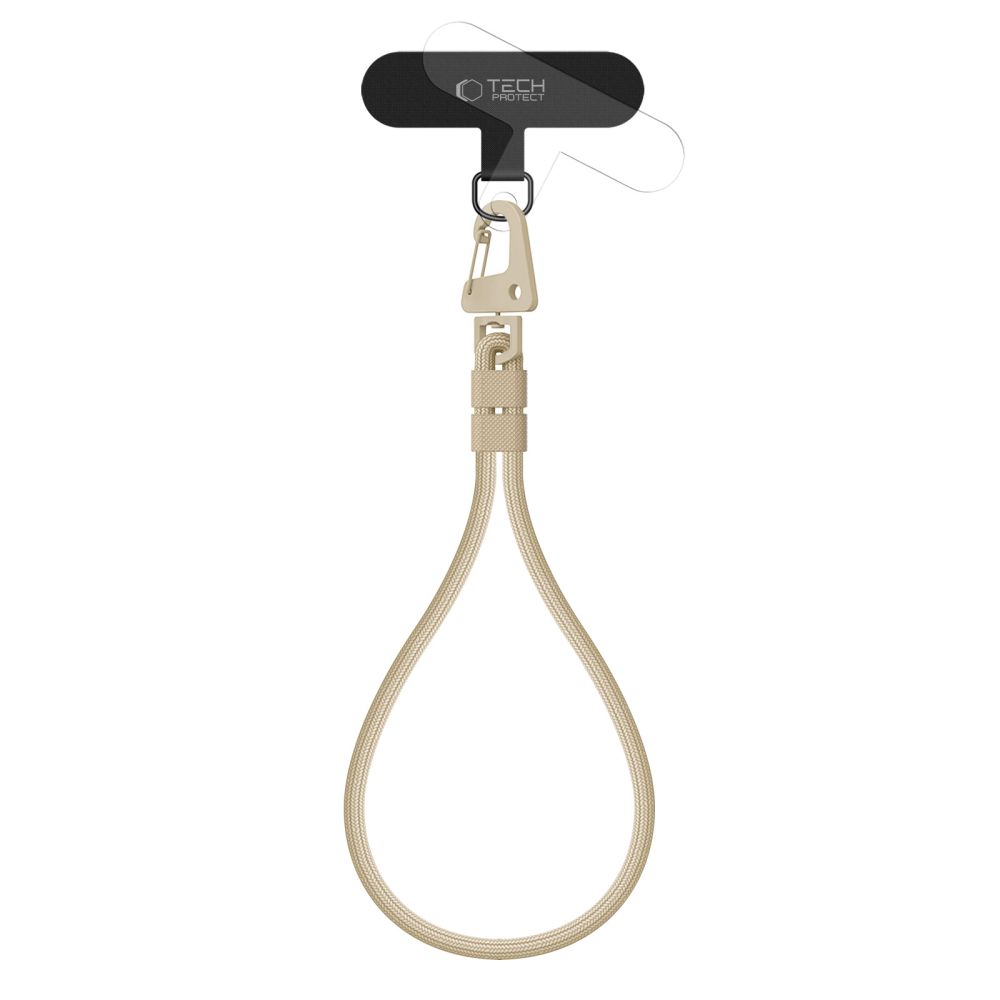 Tech-Protect Tech-Protect Mobilsnöre Rope Wrist Strap Taupe - Teknikhallen.se