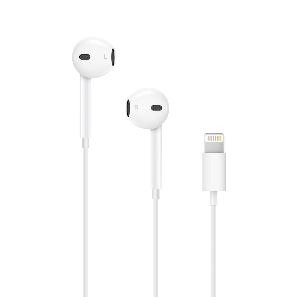 Tech-Protect Tech-Protect In-Ear Hörlurar Lightning UltraBoost Vit - Teknikhallen.se