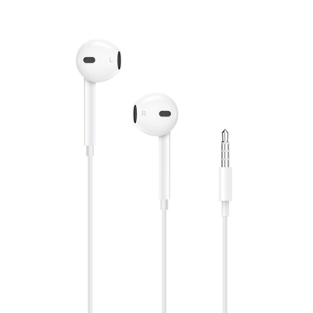 Tech-Protect Tech-Protect In-Ear Hörlurar Mini Jack UltraBoost Vit - Teknikhallen.se
