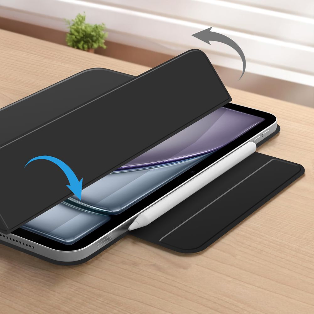Tech-Protect Tech-Protect iPad Air 13 2025 / 2024 Fodral SC Magnetic Svart - Teknikhallen.se