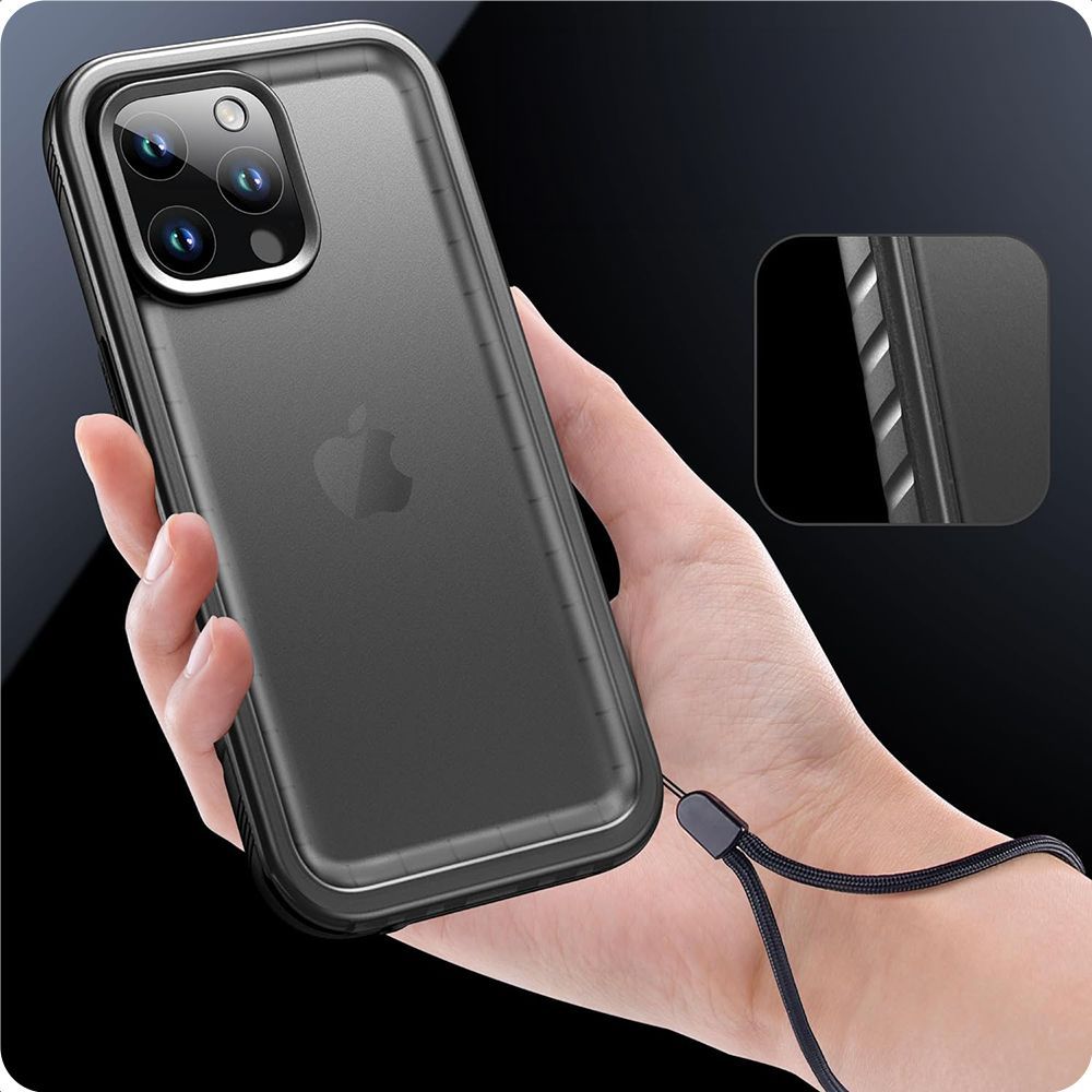 Tech-Protect Tech-Protect iPhone 15 Skal 360 IP68 Shellbox Svart - Teknikhallen.se