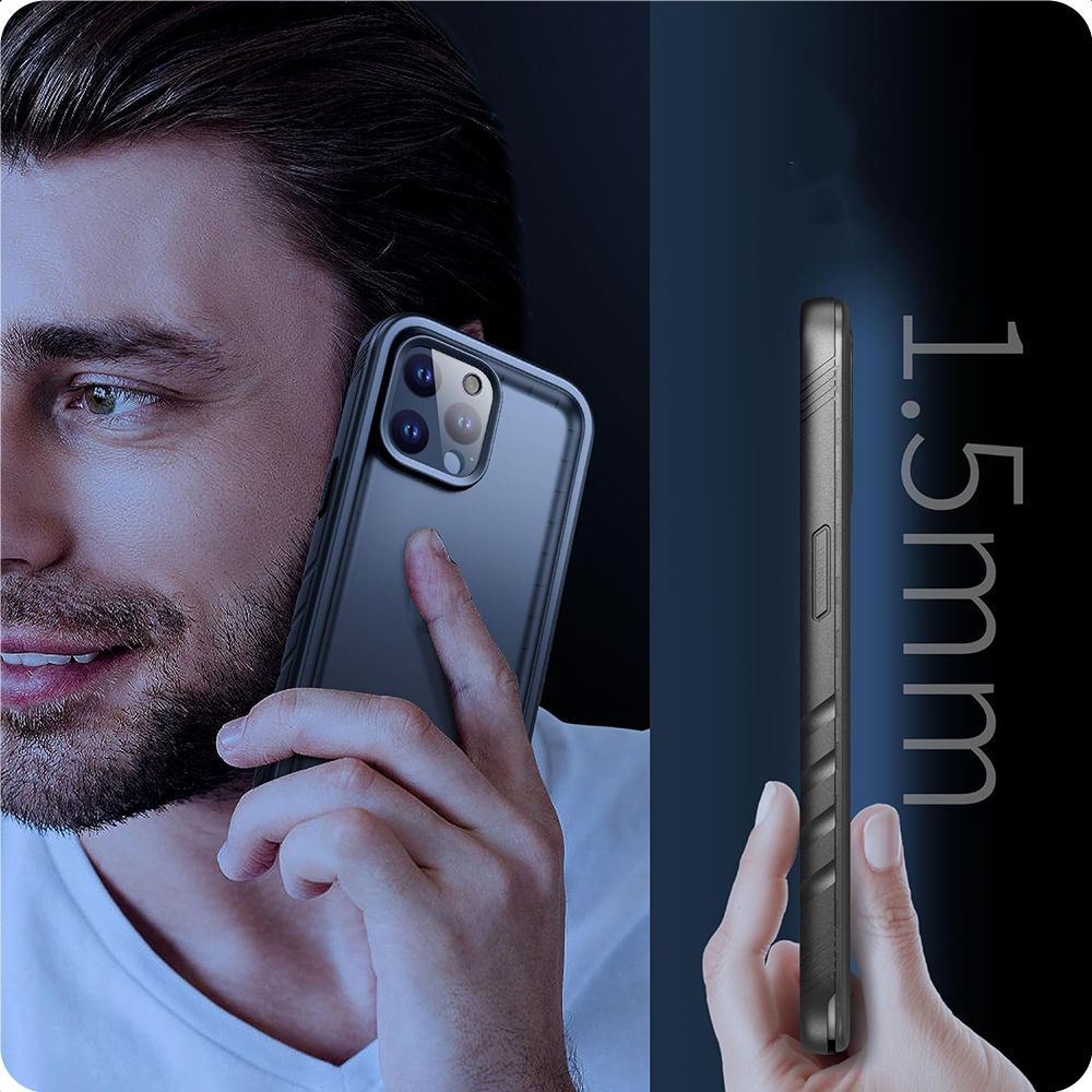 Tech-Protect Tech-Protect iPhone 15 Skal 360 IP68 Shellbox Svart - Teknikhallen.se