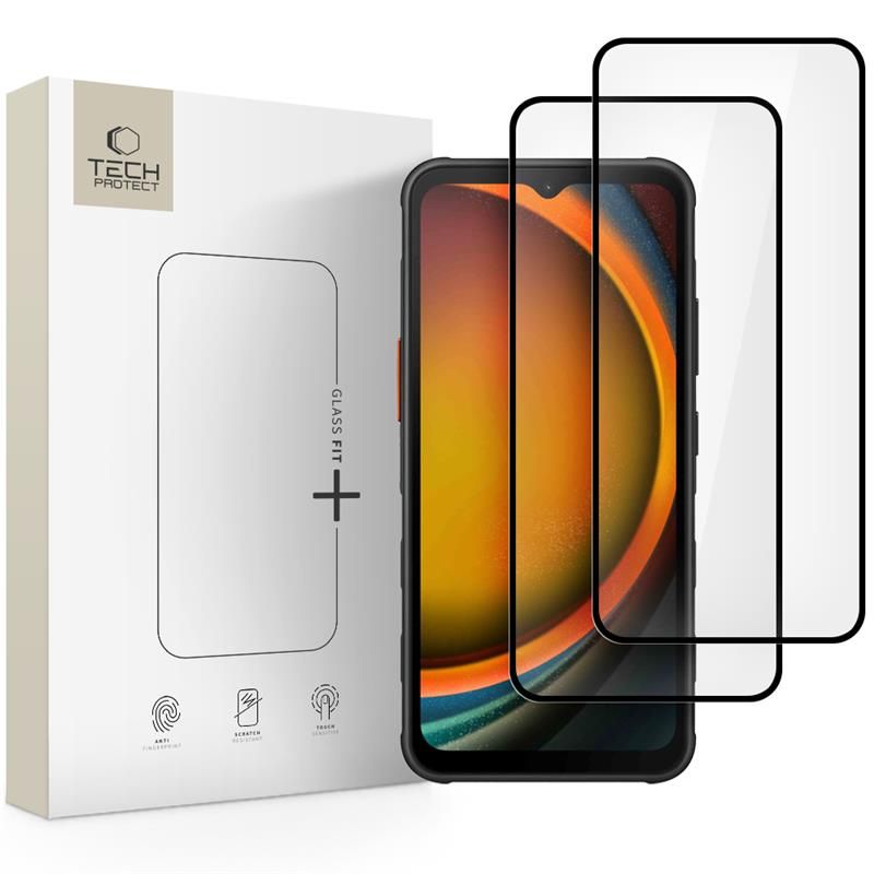 Tech-Protect Tech-Protect Galaxy Xcover 7/7 Pro 2-PACK Skärmskydd GlassFit+ - Teknikhallen.se
