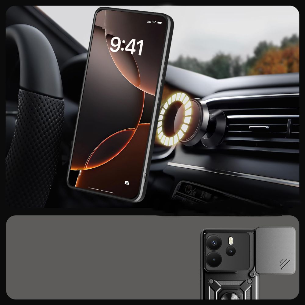 Tech-Protect Tech-Protect Xiaomi Redmi Note 14 4G Skal CamShield Pro Svart - Teknikhallen.se