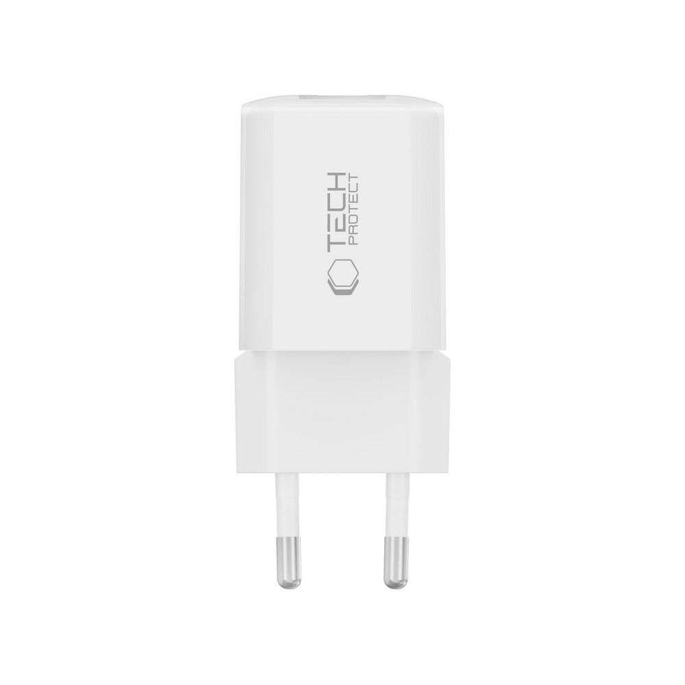 Tech-Protect Tech-Protect 33W Väggladdare PD QC USB-C / USB-A Vit - Teknikhallen.se