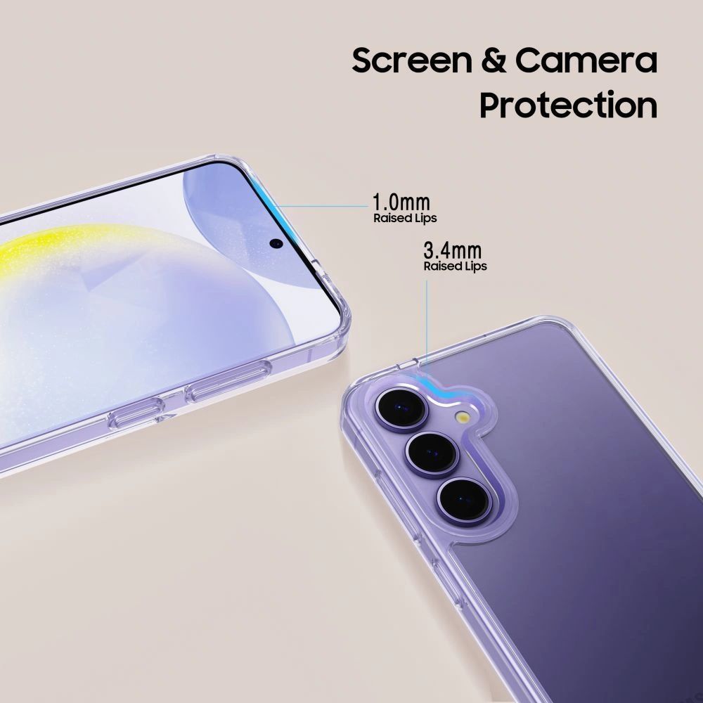 Tech-Protect Tech-Protect Galaxy S25 Edge Skal FlexAir Hybrid Transparent - Teknikhallen.se