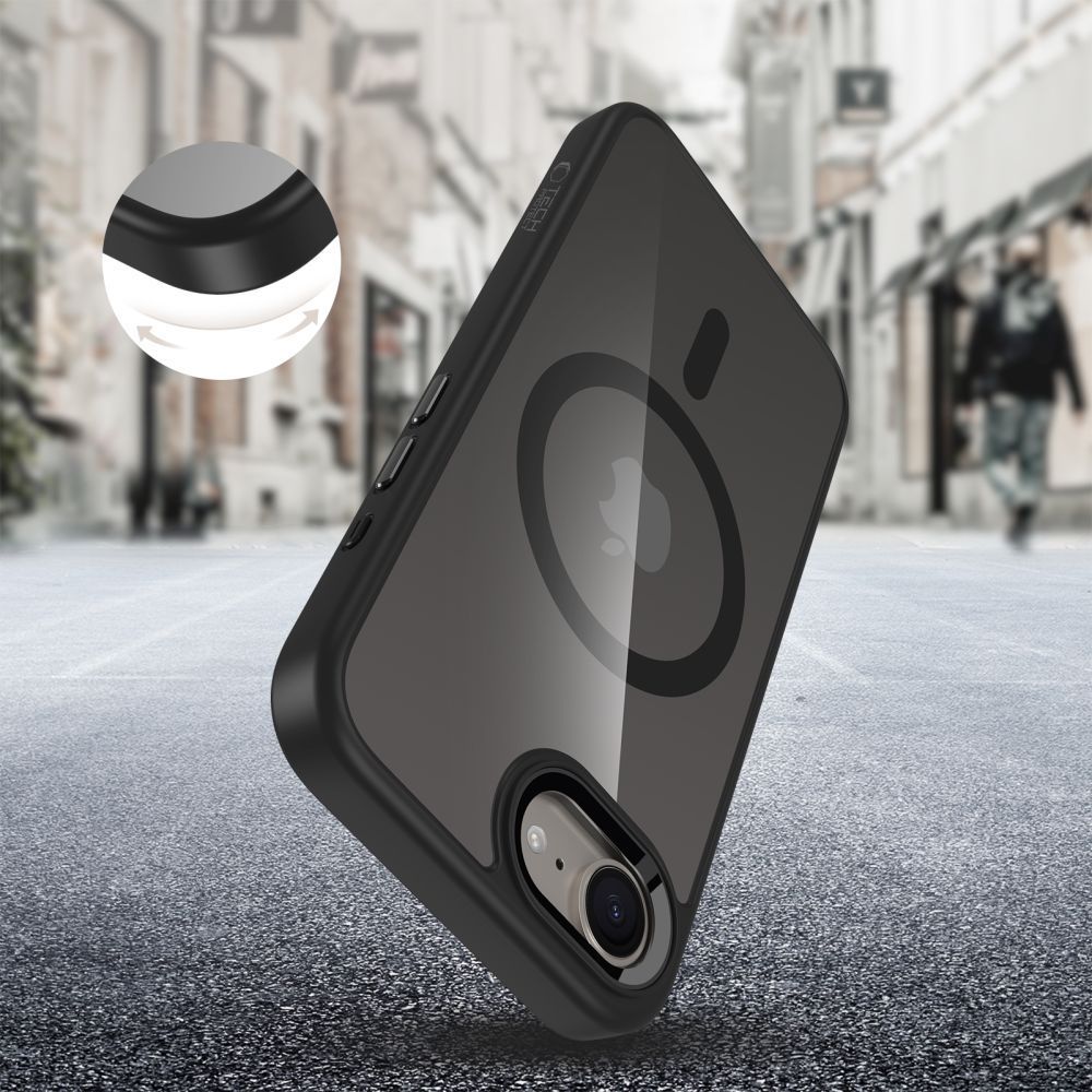 Tech-Protect Tech-Protect Nothing Phone 3a Skal MagSafe MagMat Svart/Transparent - Teknikhallen.se