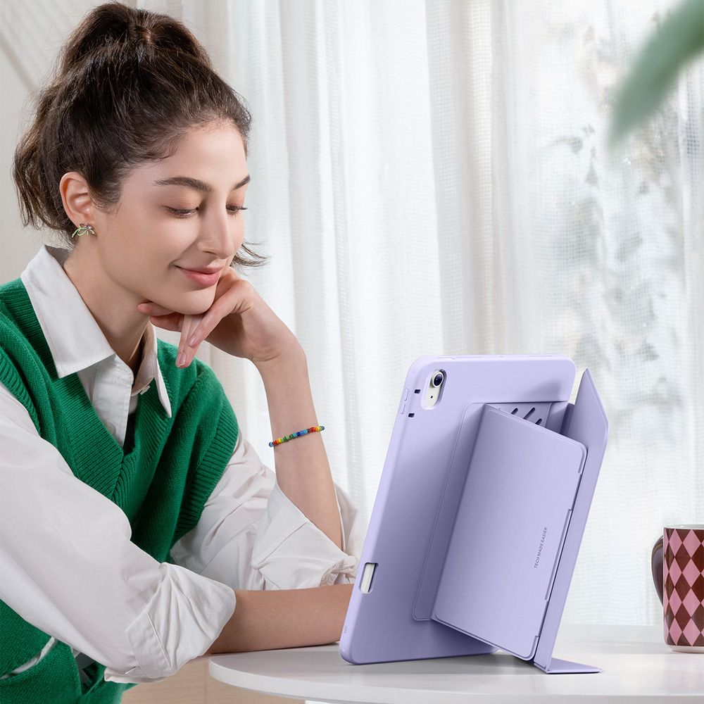 ESR ESR iPad Air 10.9 2022-2020/11 2025-2020 Fodral Flip Hybrid Lila - Teknikhallen.se