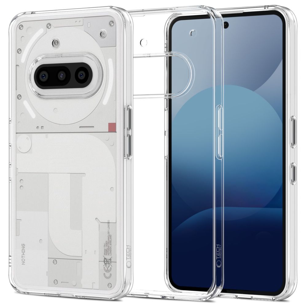 Tech-Protect Tech-Protect Nothing Phone 3a Skal FlexAir Hybrid Transparent - Teknikhallen.se