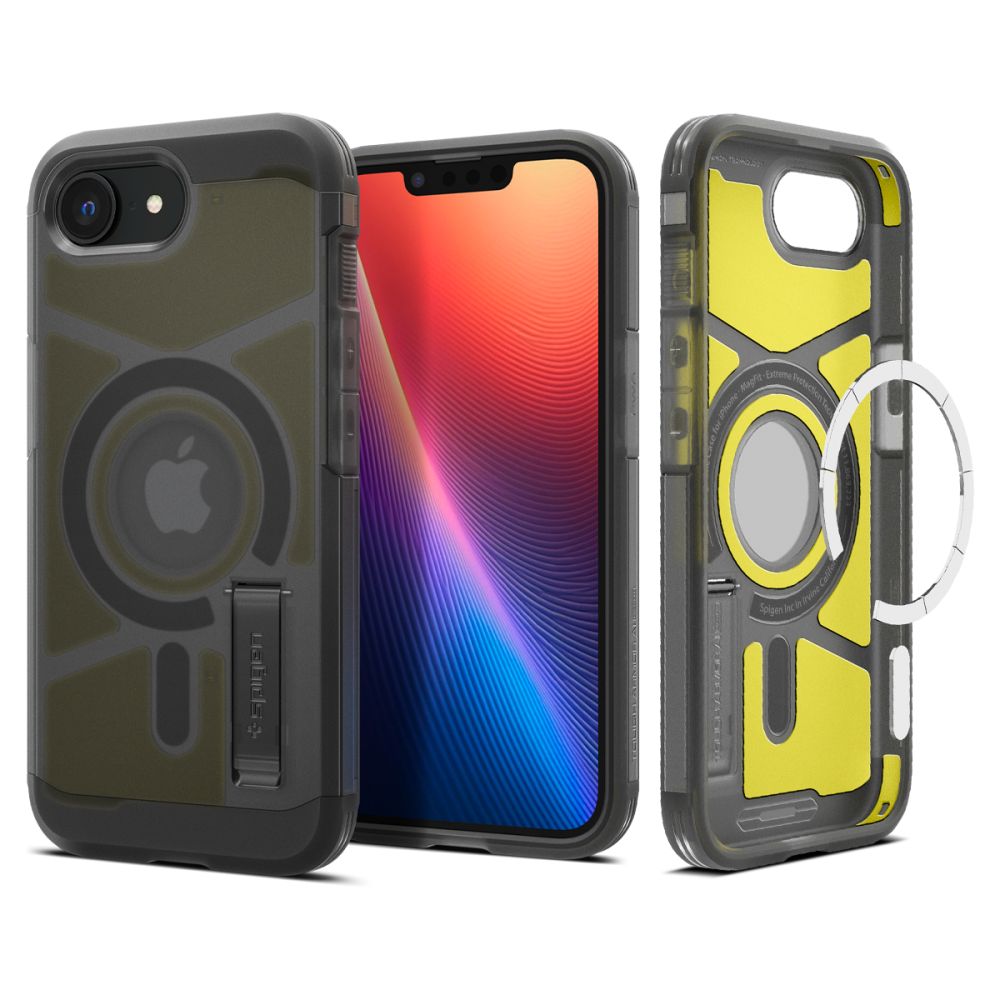 Spigen Spigen iPhone 16e Skal MagSafe Tough Armor Svart - Teknikhallen.se